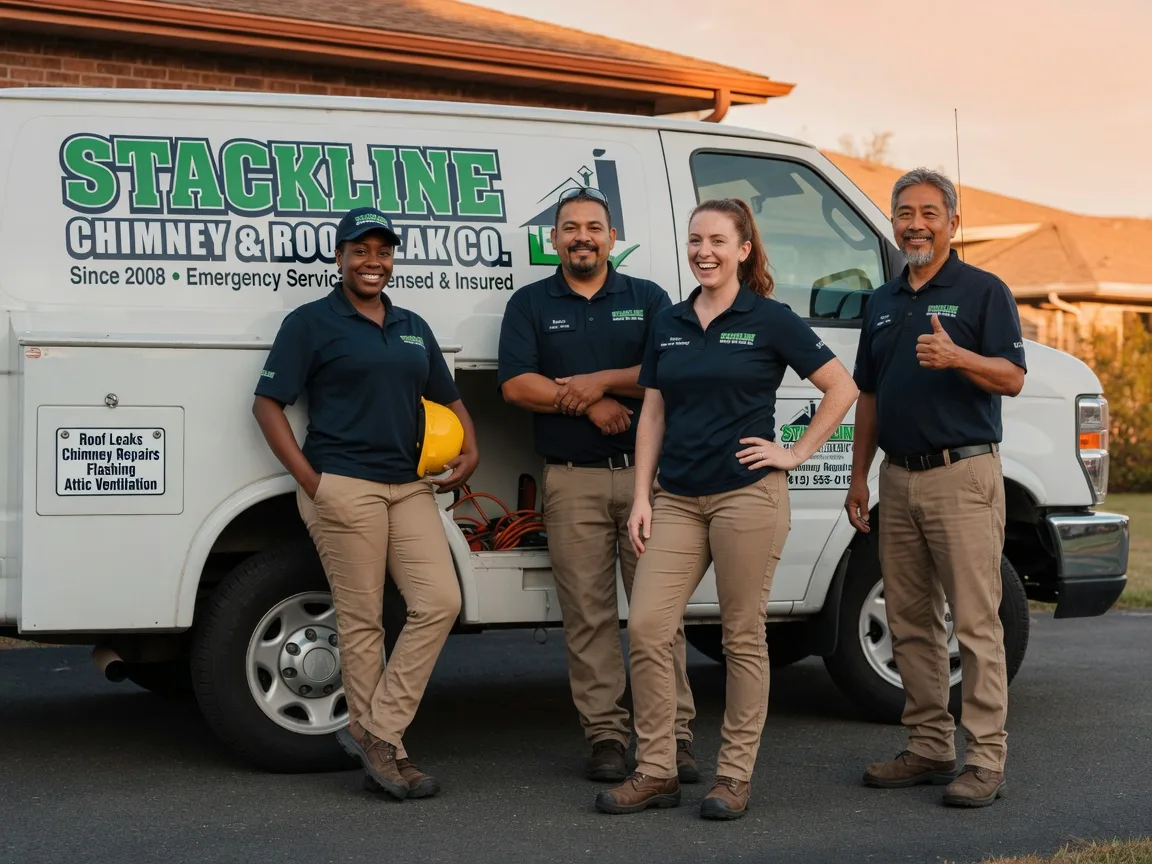 Chimney flashing repair company in Bromide, OK